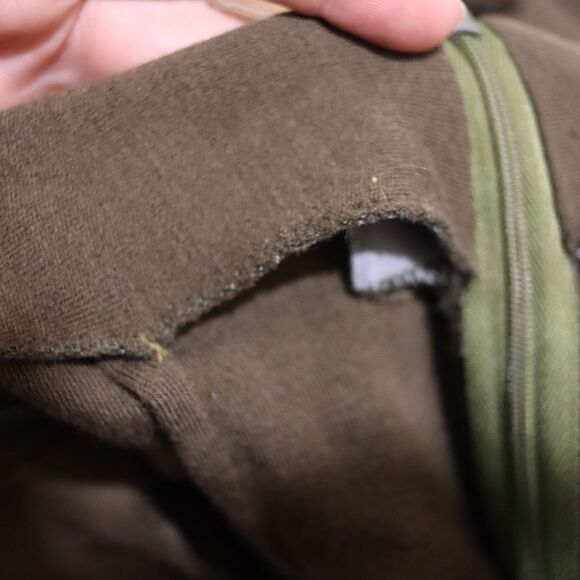 Wear in Good Health Army Green Pencil Skirt Archivel Vintage 14 - Picture 4 of 9